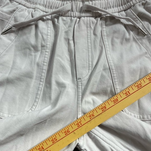 Athleta Farallon Joggers Off White Drawstring Ankle Pants Women's Size 0 - Picture 7 of 8